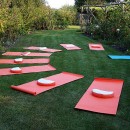 Yoga im Garten